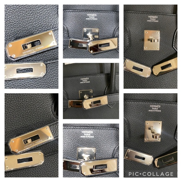 NEW HERMÈS BIRKIN 35 TOGO LEATHER - Picture 15 of 16